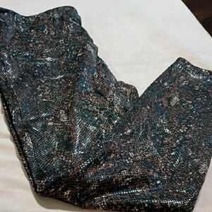 SPANX Faux Snakeskin Leggings